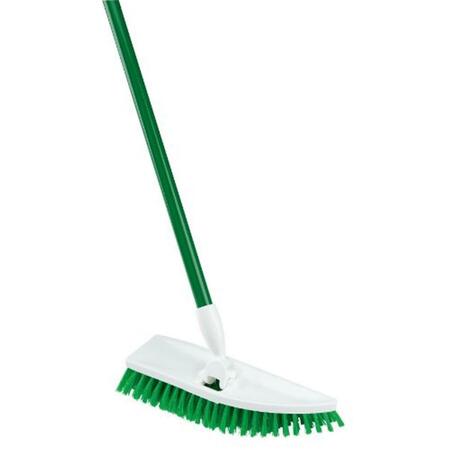LIBMAN No Knees Floor Scrub Cleaning Brushes, 4Pk 1582113